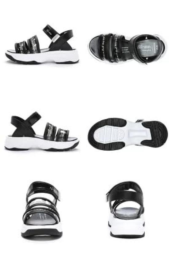 Sandals NM J108 Girls Black cm 2E [Moonstar] 20.0