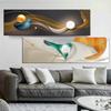 Nordic Light Abstract Geometric Feather Canvas Painting Posters and Prints Wall Art Pictures Living Room Home Decor No Frame