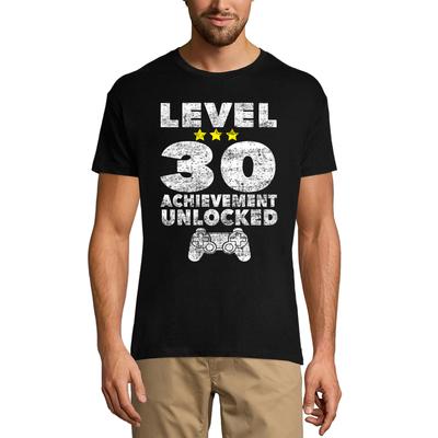 Herren T-Shirt Level 30 Achievement Unlocked – 30. Geburtstagsgeschenk T-Shirt