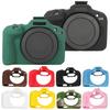 Litchi Texture Soft Silicone Shockproof Full Body Protective Case For Canon EOS R100 Mirrorless Camera