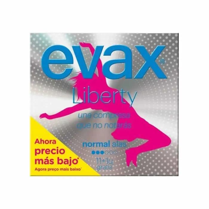 EVAX Toallas Sanitarias Liberty Normal Con Alas 14 Unidades