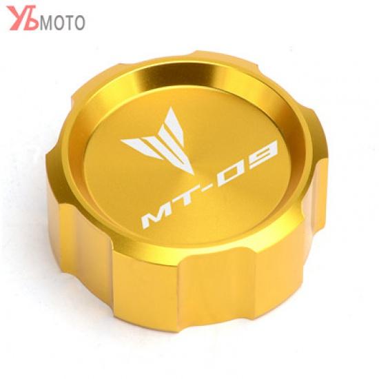 For Yamaha MT-09 MT 09 Mt09 FZ09 2014- (not for ) Motorcycle Parts Front and Rear Brake Fluid Tank Cap Reservoir