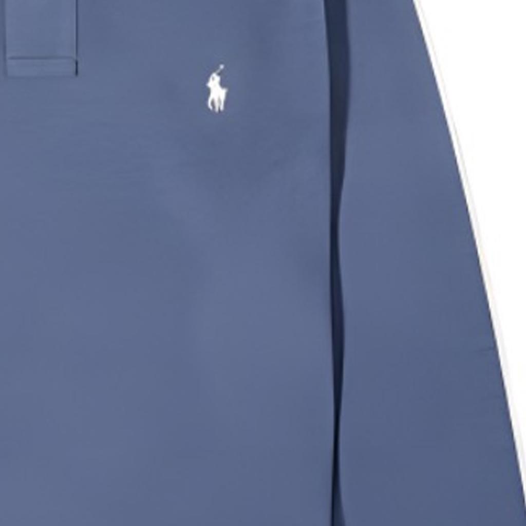 Polo Ralph Lauren Solid Logo Embroidered Slim Fit Long Sleeve Polo Shirt Men Tops Navy-Blue 710680790-113