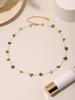 Bohemian Irregular Stone Necklace: Retro, Versatile Clavicle Chain for Women