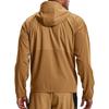 Under Armour Rush Series Popover Half-Zip Woven Training Hoodie Jacket Men Outerwear Brown 1366188-277