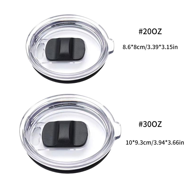 Durable Lid Cup Replacement Part Mug Replacement Lid Leakproof Cup Cover Plastic Material Suitable for 20OZ/30OZ Cups