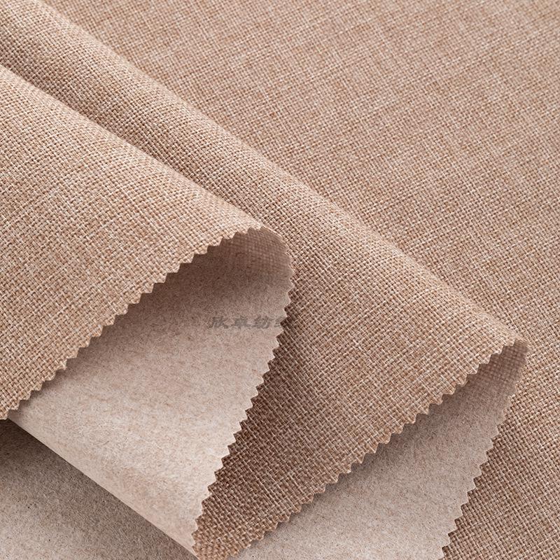 Coarse Plain Linen Fabric: Soft Upholstery, Car Seat, Chair Cushion, Tablecloth, Imitation Linen Cover