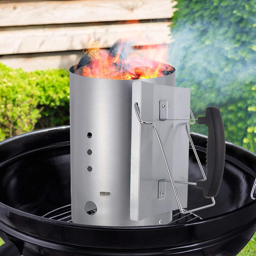 Outdoor Barbecue Charcoal Grill Igniter Bucket Stretched