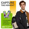 Action Camera 2K HD Portable Sports Camcorder for Students Outdoor Photography Video Long Battery