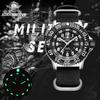 ADDIESDIVE Man Fashion Sports Dive Watch Calendar Display Waterproof Tube Luminous Watch Rotating Bezel Design Quartz Mens Watch