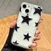 Colorful Star Clear Soft Phone Case For iPhone 17 14 13 11 12 15 16 Pro Max Air SE2 7 8 Plus 16E Anti-Fall Protection Cover