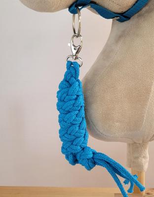Rope Lead Rope for Hobby Horse - Turquoise
