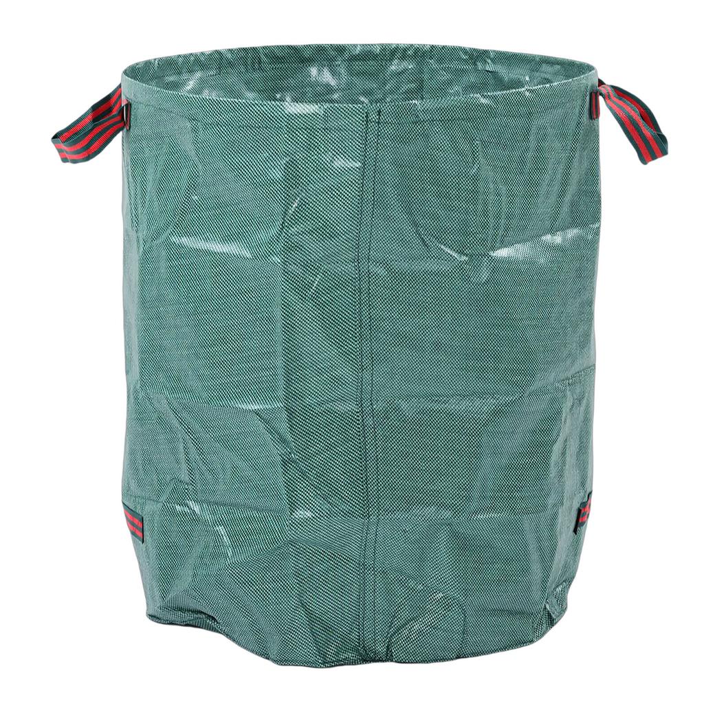 Lawn Garden Leaf Bag PP 272L Water Proof Standable Reusable Yard Waste Bag with Handles for Camping Recycling Green