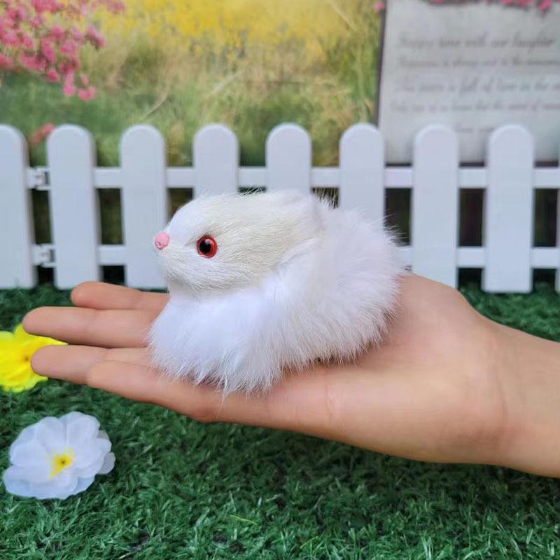 Plüsch Bellende Katze, Hase & Welpen Spielzeug - Pädagogische Tierpuppe für Kinder