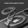 MagSafe Double-Sided Magnetic Phone Stand with Multifunctional Ring and All-Metal Design