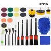 15-Piece Car Air Outlet & Gap Cleaning Brush Set