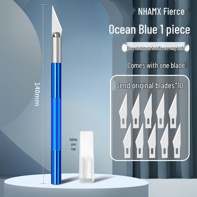 Carving Knife & Pen Knife Craft Set: Paper Cutter, Student Rubber Stamp, Wood Carving Tools