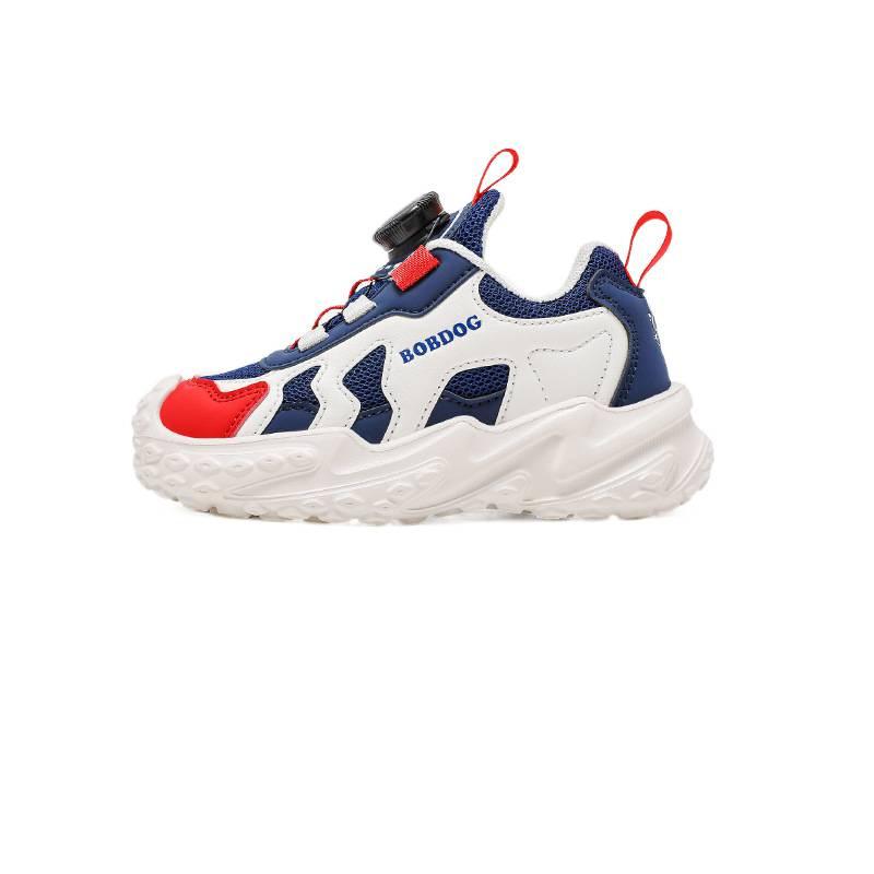 Babu Bean Boys Shoes Children's Sneakers 2025 Spring Medium and Older Children's Rotating Button Shoes Girls' Casual Shoes