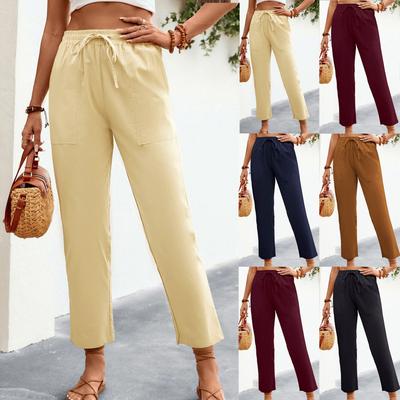Women's Casual Loose Wide Leg Cozy Pants Yoga Sweatpants Comfy High Waisted Sports Athletic Pants With Pockets