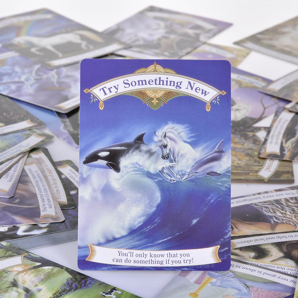 Buy 44 Magical Unicorn Oracle Cards Tarot Cards at affordable prices — free  shipping, real reviews with photos — Joom