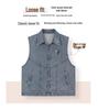 Women's Casual Denim Vest - 2024 Spring/Autumn Fashionable Age-Defying Outerwear