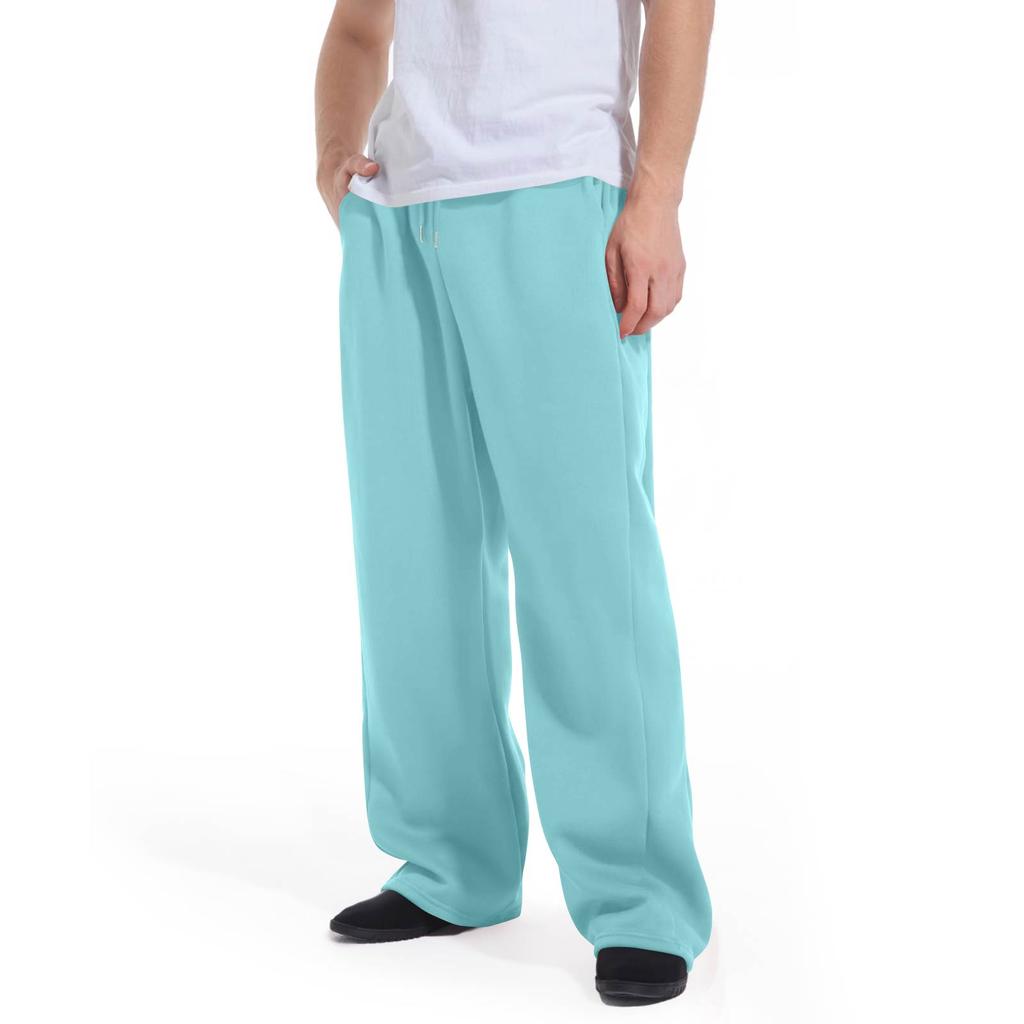 Men's Loose Casual Sweatpants Elastic Waist Drawstring Sports Pants