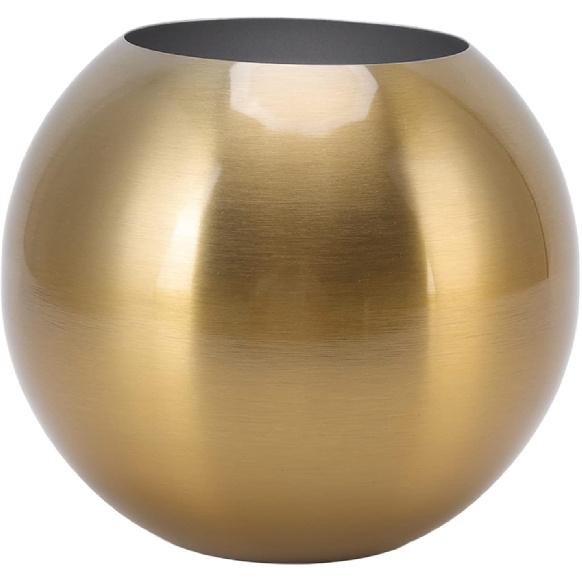 Round Vase Nordic Style Modern Stainless Steel Small Flower Vase Ornament Living Room Office Table Decoration for Home Decoration(Gold)
