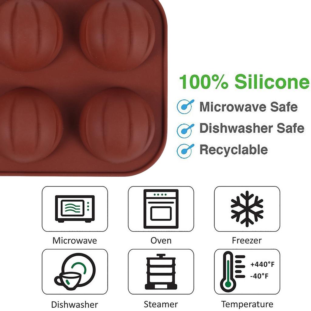 Half Ball Sphere Silicone Cake  Muffin Chocolate Hot Chocolate Bomb 