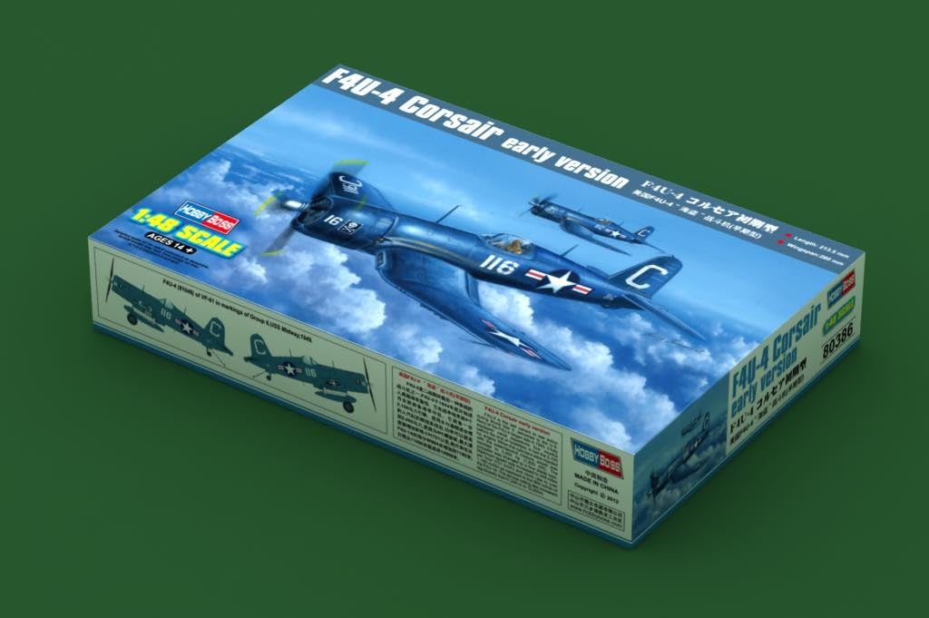 Hobby Boss Aircraft Series Corsair Early Type Plastic Model 1/48 F4U-4