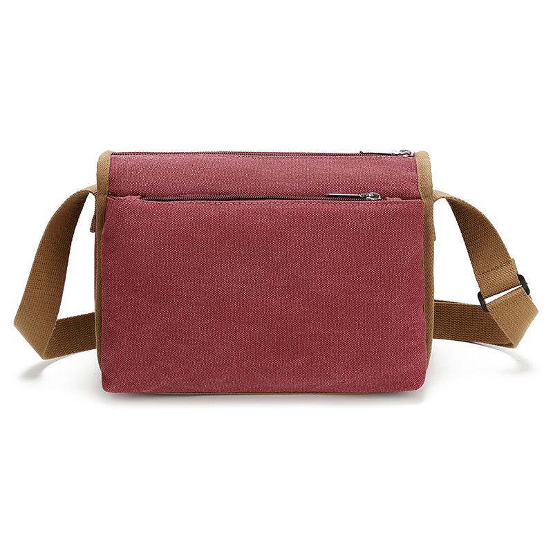 

Женская маленькая холщовая сумка, сумка для поездок на работу, сумка-мессенджер, сумка через плечо красный