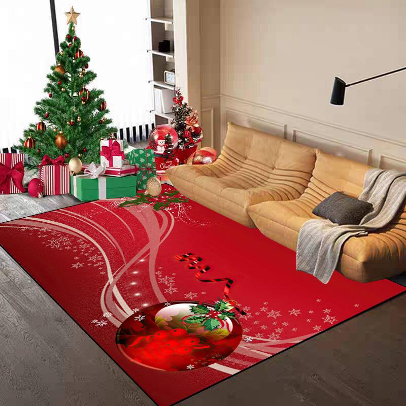 Carpet for Living Room European Classical Blue Flower Carpet Non-slip Bedroom Large Area Floor Mat Washable Cloakroom Lounge Rug