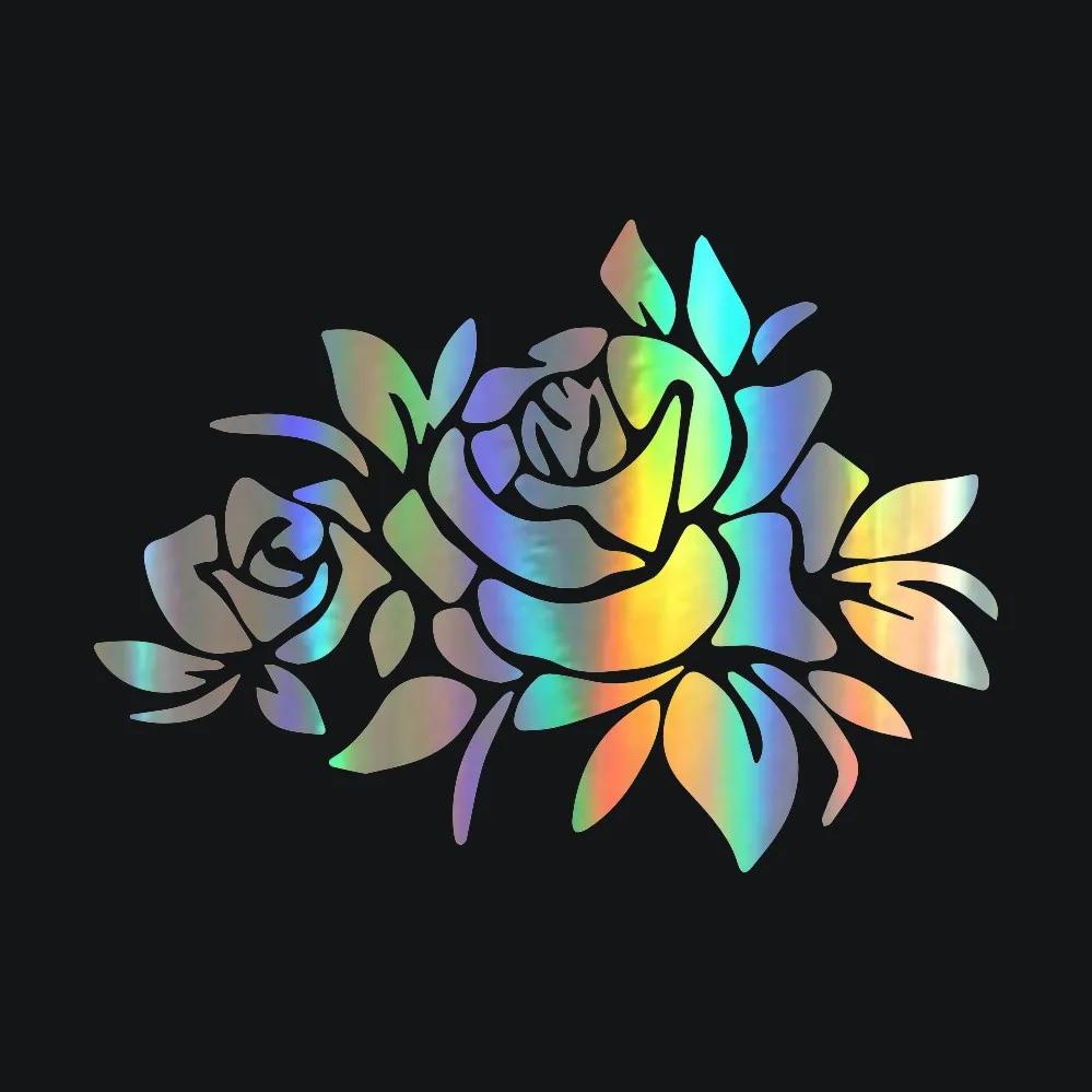 Bumper Sticker Beautiful Flowers Series Rose Lotus Flower Vinyl for Car Body Window Car Stickers and Decals Car Styling,20*20cm