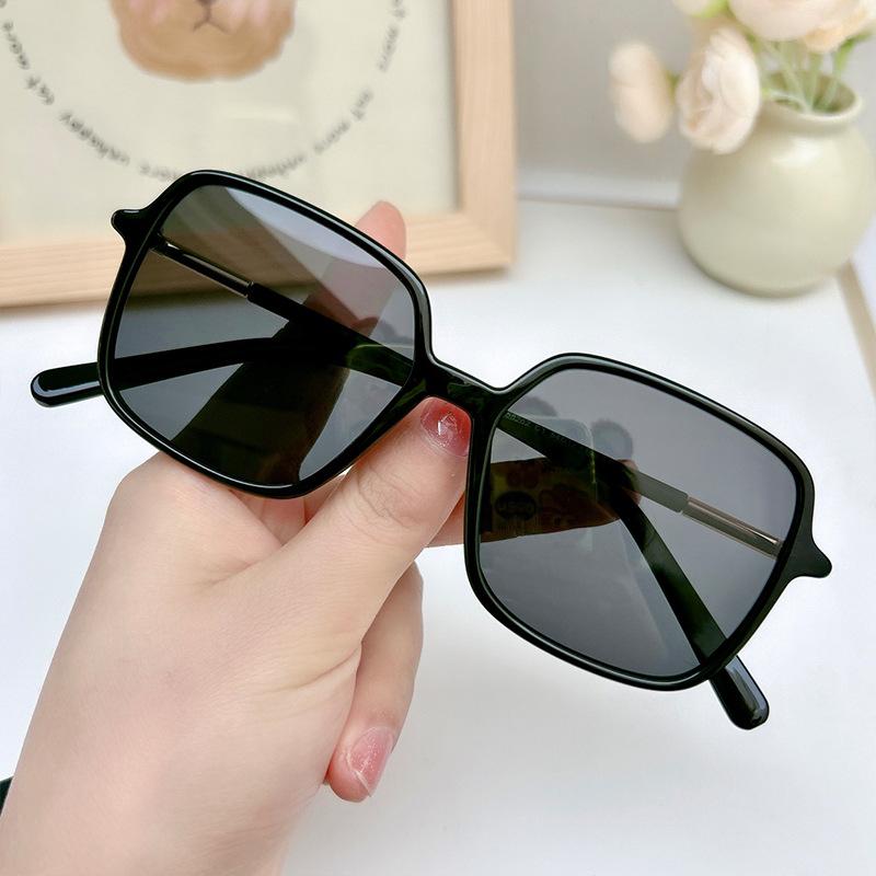 

Concave Sunglasses Trendy Large Frame Square Women Retro Shades Uv Protection StyleA