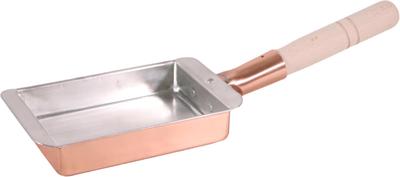 Endo Shoji TKG Tamagoyaki Frying Pan Copper Heat Conduction Heats Eggs Evenly for Delicious Results For Gas Stoves Only Width X Depth X Depth
