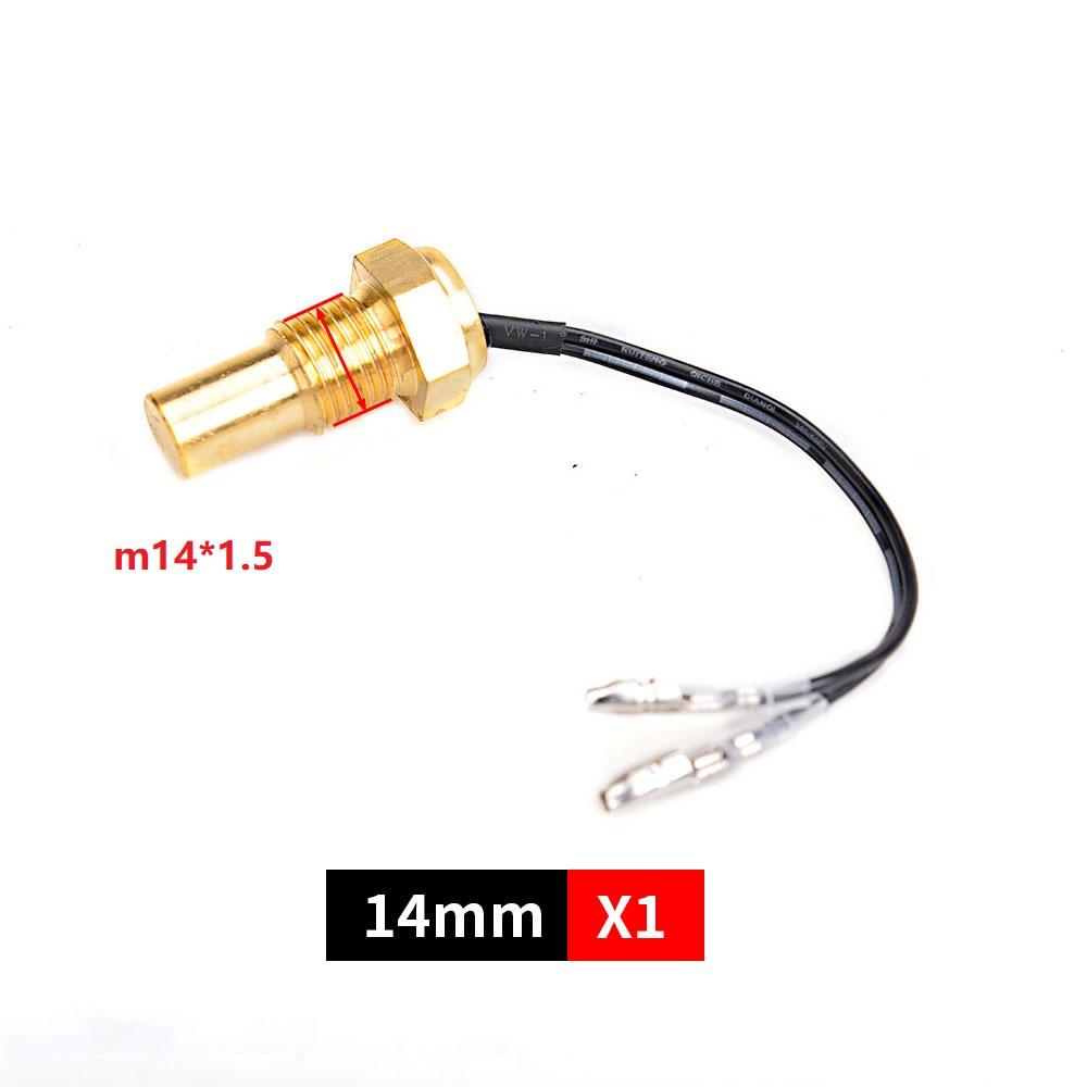 Universal Water Temperature Gauge Sensor 10MM 12Mm 14MM 16MM 17MM 21MM Head Plug 1/8 3/8 Thread Sensor