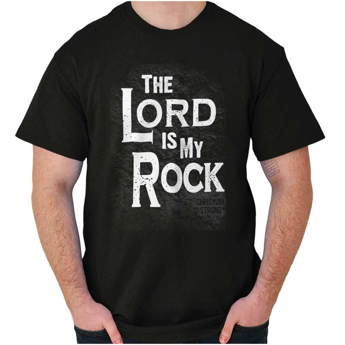 Christian Faith Religion The Lord is my Rock Womens or Mens Crewneck T Shirt Tee XS