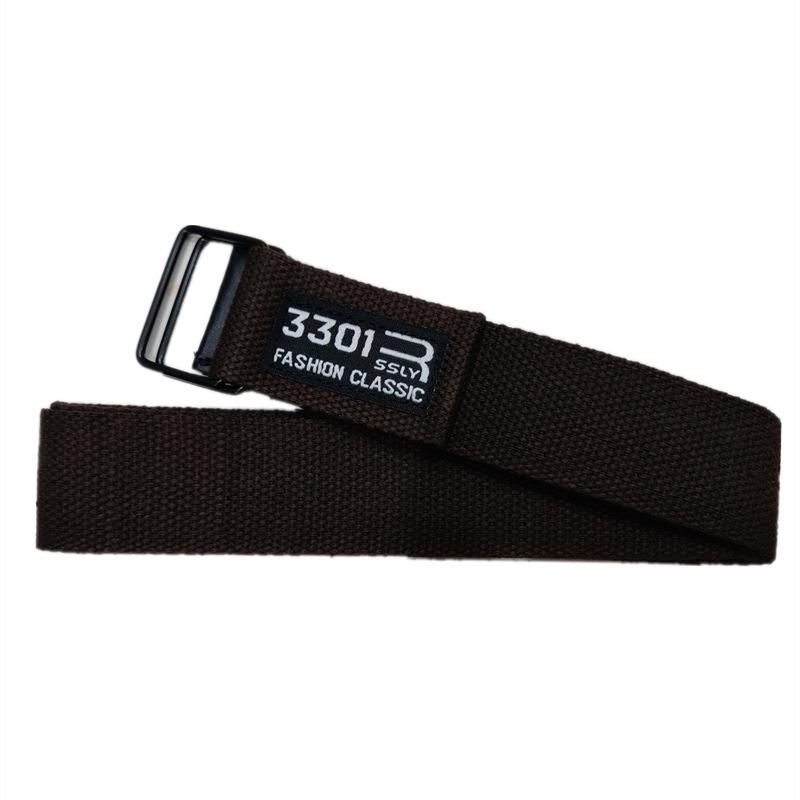 Men's Quality Canvas Woven Belt - Trendy Decorative Belt for Students
