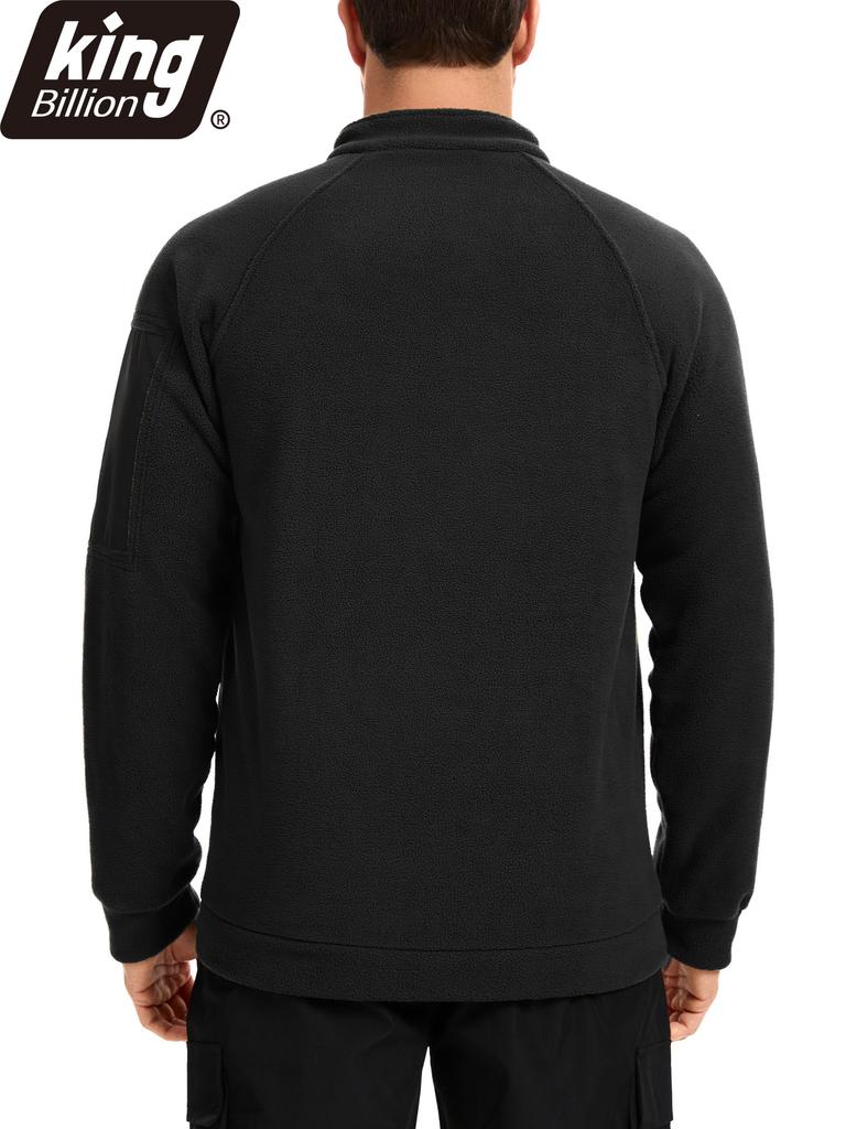 Pulover Tactic pentru Bărbați cu Gât Înalt - Toamnă Iarnă Căptușit cu Fleece Izolat Mânecă Lungă Moale Confortabil Durabil Hanorac Casual Zilnic pentru Bărbați