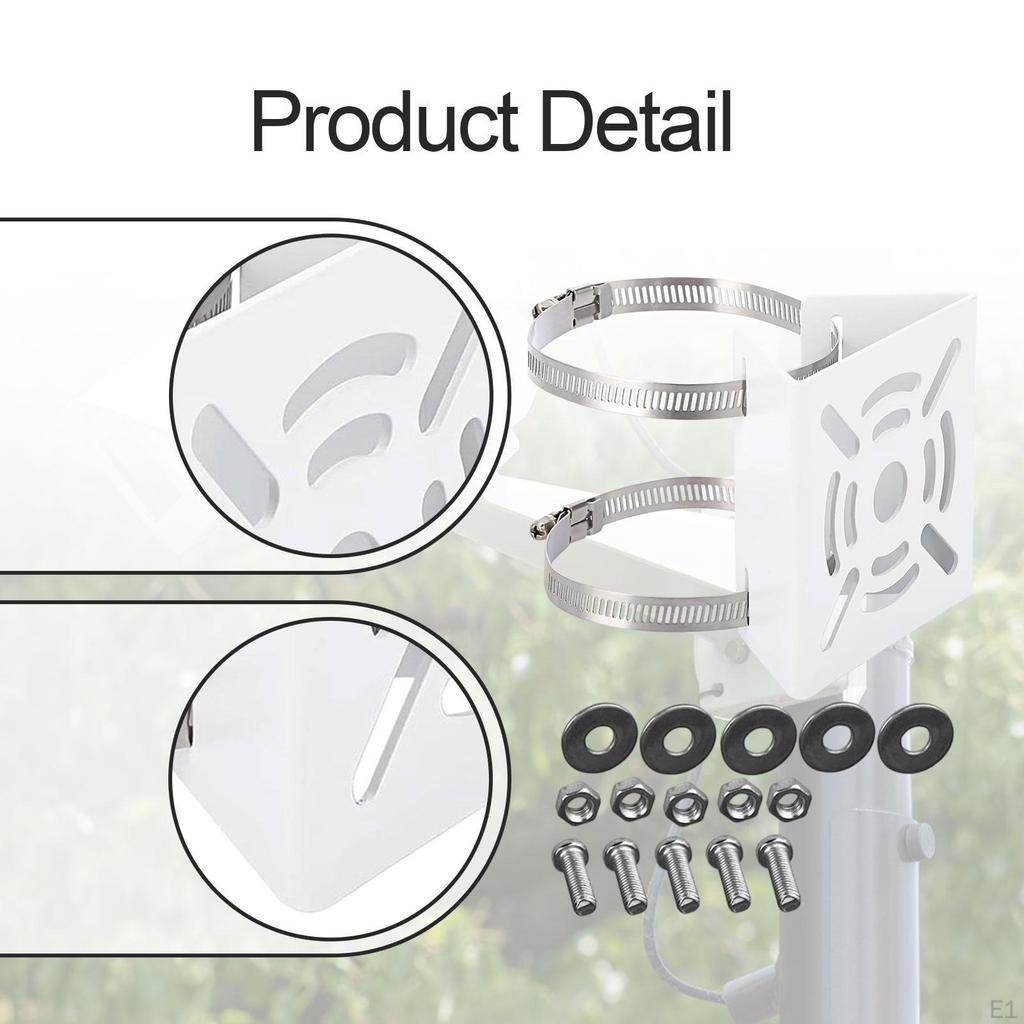 Sicherheitskamera Vertikale Stangenhalterung Adapter Metallhalterung Universell für LED-Wandleuchte