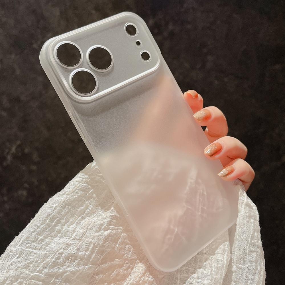 Official Ultra Thin Matte Skin Feel Case For iPhone 17 Pro Max 16 15 13 14 Plus Frosted Ttranslucent Camera Protection Cover