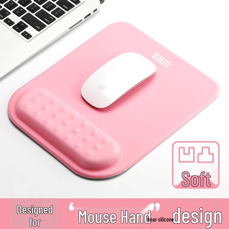 Memory Foam Mouse Pad with Silicone Wrist Support - Available In Large, Medium, and Small Sizes