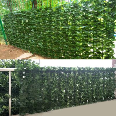 Yousheng Künstliche Heckenblätter Falscher Efeu Gras Wandhintergrund UV-beständige Künstliche Grünwanddekoration für Balkon Privatsphäre Garten Terrasse Hinterhof