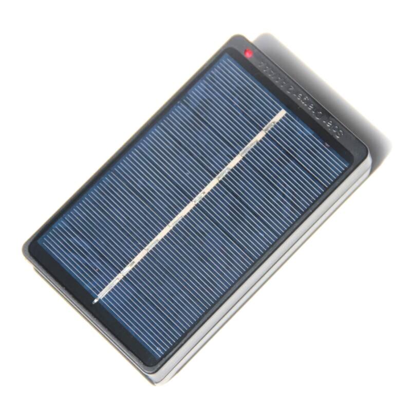 Portable AA AAA Battery Charger Charging Box 1W 4V Solar Battery Charger for AA and AAA Black