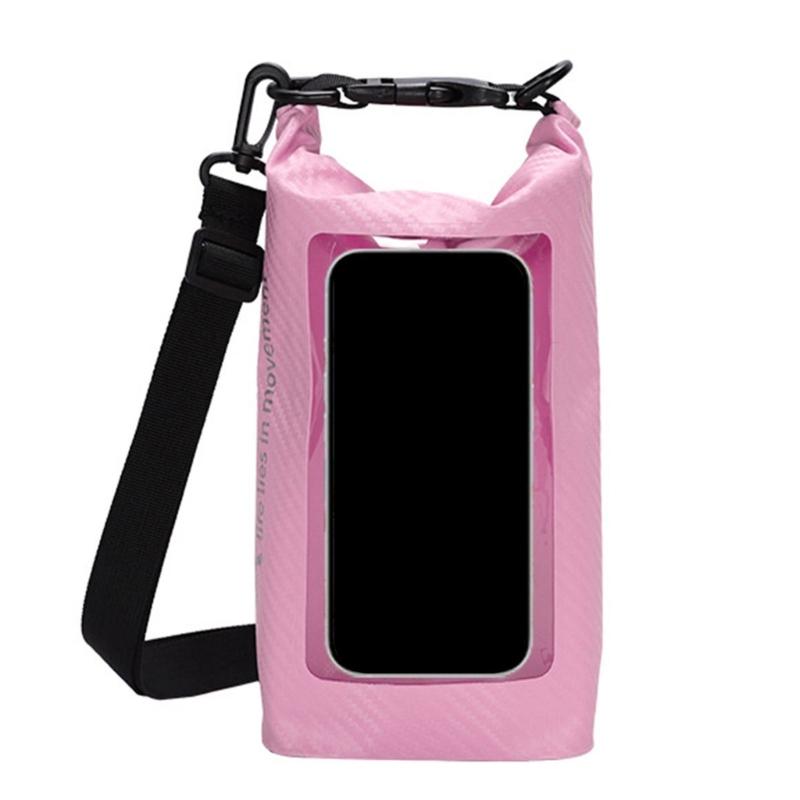 Splashes Proof Dry Bag With Transparents Window Durability Waterproofed Pouches for Fishing Snorkeling Trip