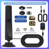 TV Digital Antenna with Signal Booster HD Antenna Support 4K 1080P Suction Cup TV Antenna 25DBI Plug Play for Smart Digital TV