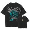 Japanese Anime Demon Slayer Pattern Washed Tshirt for Unisex and Women with Printed Pattern Unisexs Anime Fan Tshirt