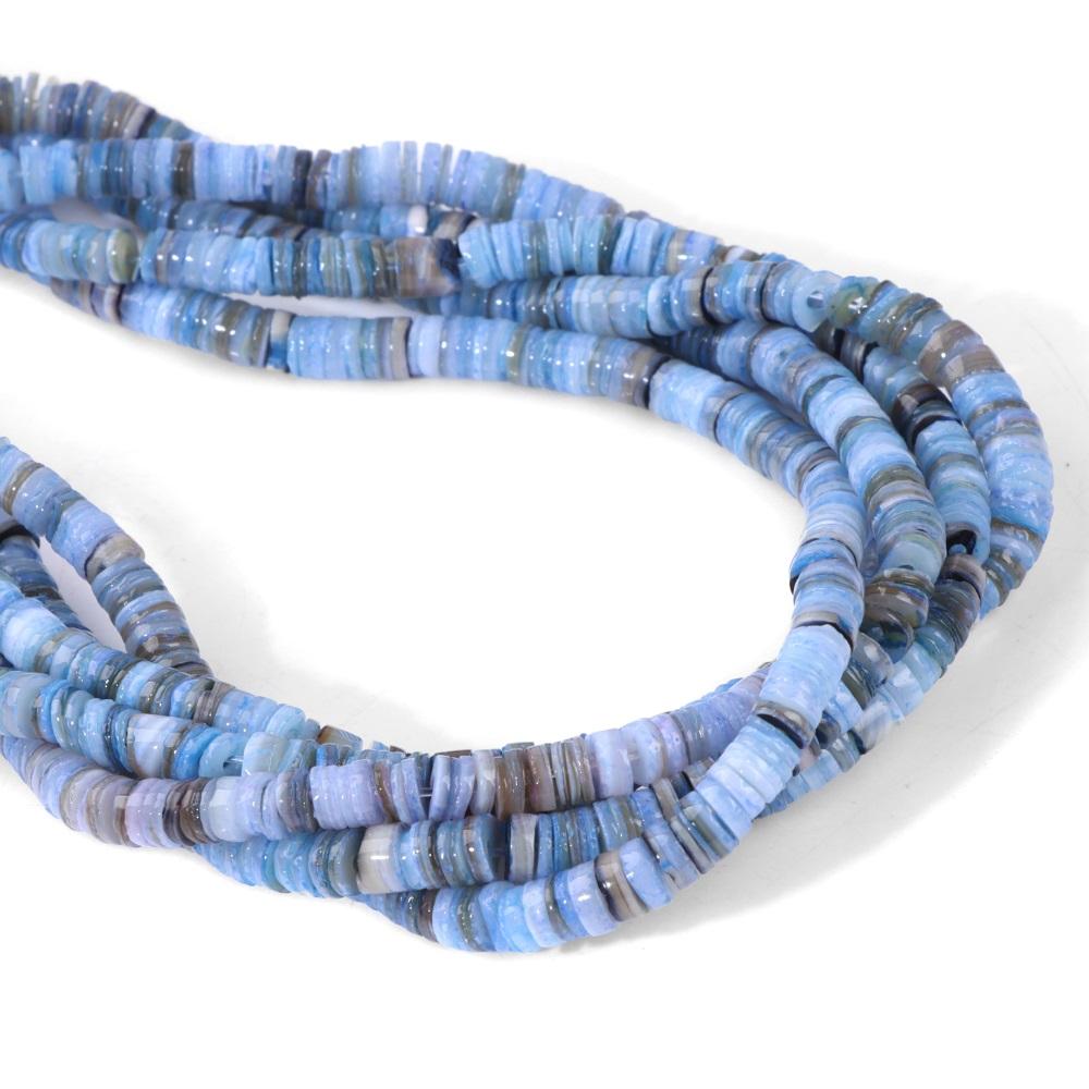 Colorful 4-6MM Natural Flat Shell Beads Heishi Pearl Charm Beads For Jewelry Making Bracelet Handmade Earring Necklace Accessory