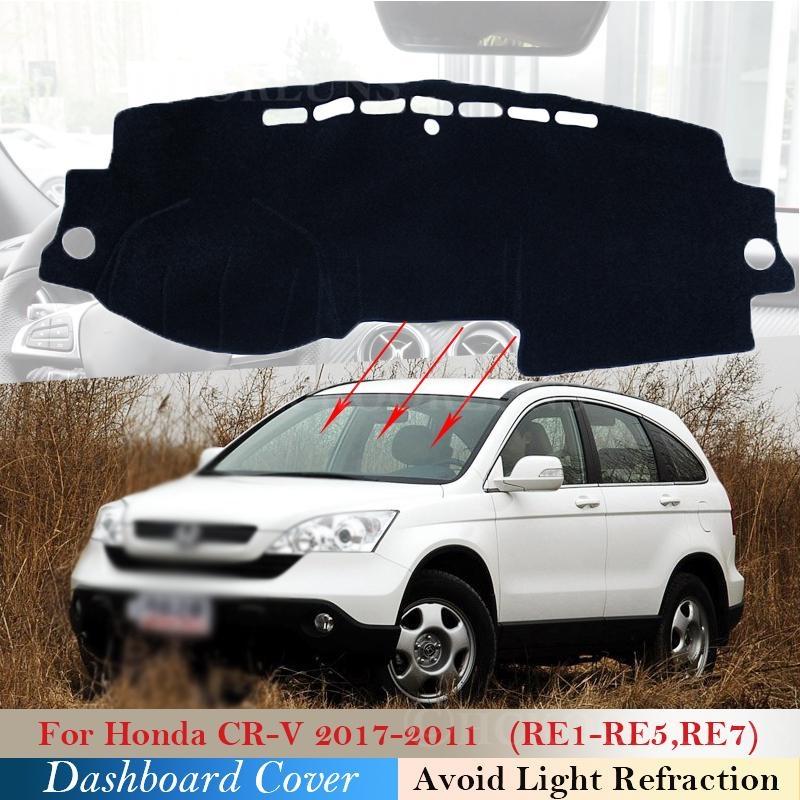 

Защитная накладка на приборную панель для CR-V RE1 ~ RE5 RE7 2007 2008 2009 2010 2011 автомобильные аксессуары приборная панель ковер от солнца