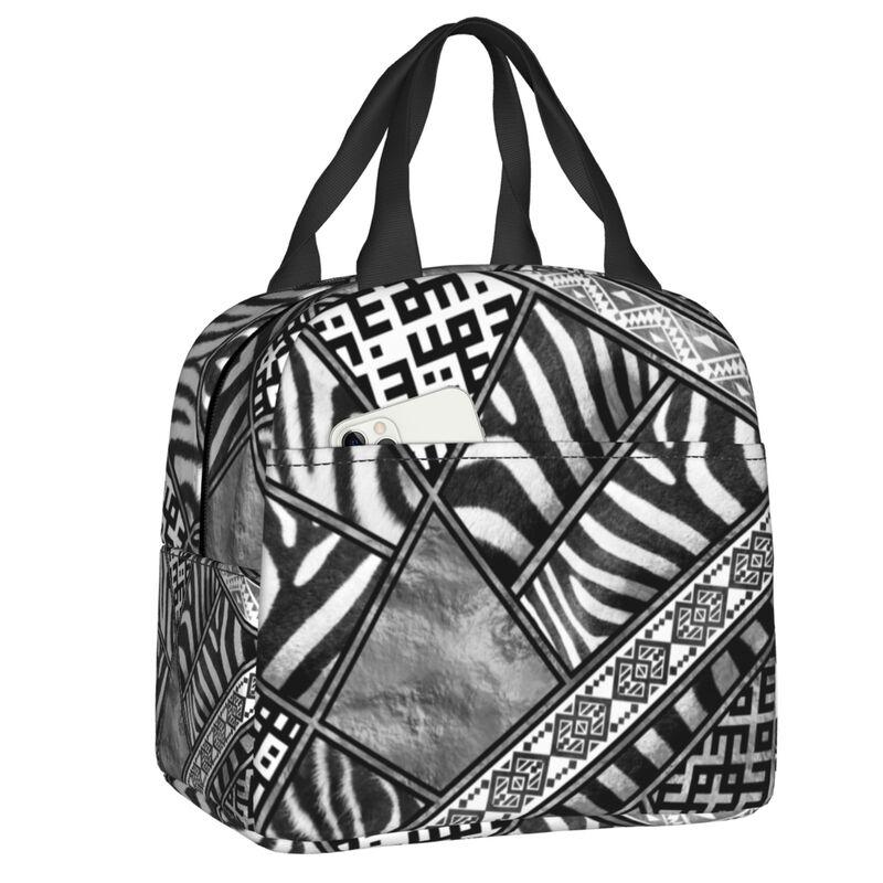 Borse Termiche Pranzo con Stampa Leopardo per Donne Pelle Animale Riutilizzabile Cooler Termico Cibo Pranzo Scatola Pranzo Lavoro Scuola Viaggio