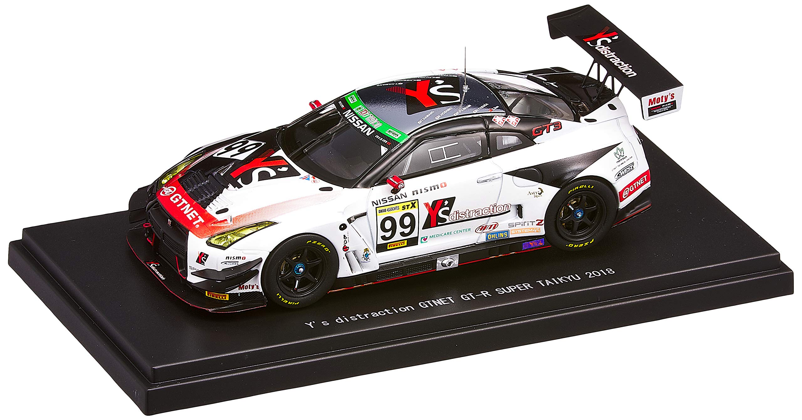

EBBRO distraction SUPER TAIKYU Completed product 1/43 Y s GT-R 2018#99